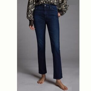 AG Women's The Stevie Slim Straight Jeans in Dark Wash